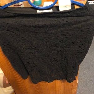 Hollister black skirt